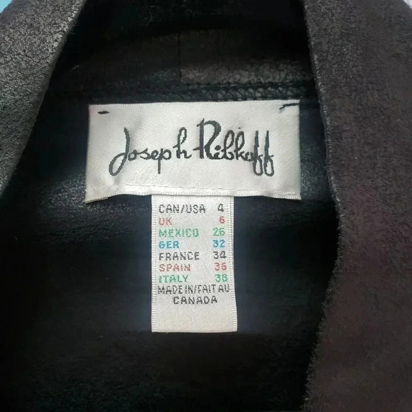 Joseph Ribkoff Black Suede Feel Lightweight Jacket - Picture 3 of 4